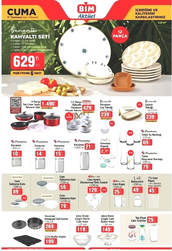 BİM 8-11 Temmuz Aktüel Kataloğu 2025: Tabletten, telefona, klimadan ütüye onlarca farklı ürün raflarda - 9